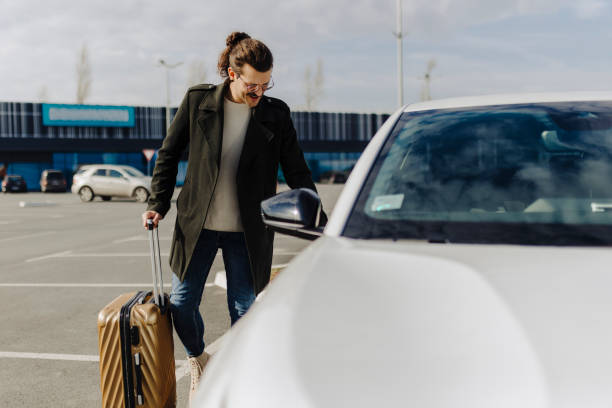 istock Business man in the airport 2190212952