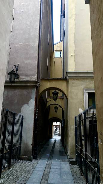 istock Old Town Street. Historical district and architectural buildings. 2190225752