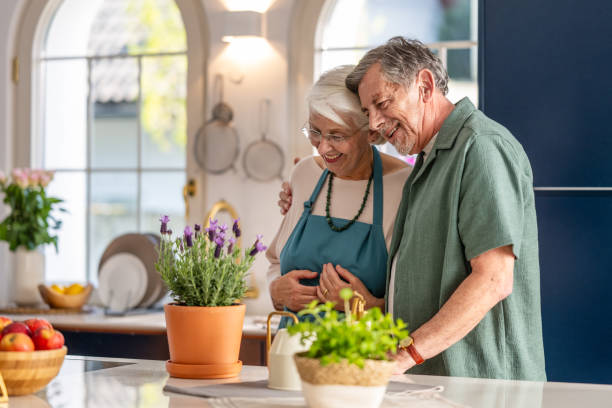 istock Senior Couple Sharing a Happy Moment While Gardening Indoors 2190227235