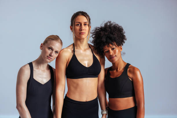 istock Three fit women posing together after working out 2190228644