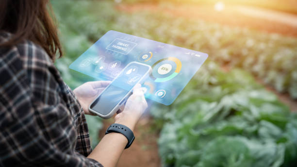istock Farmers use agricultural technology and data analysis to cultivate crops. 2190229964