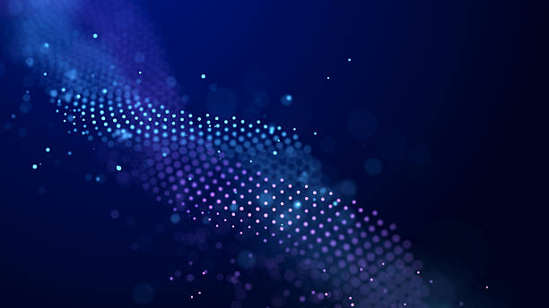istock Abstract wave of musical sounds. Smooth information transfer. 3D rendering. 2190230287