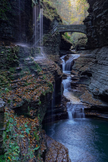istock Watkins Glen State Park in New York Rainbow Falls 2190232787