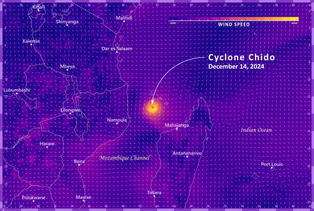 istock Cyclone Chido 20241214 Wind Weather Map Mozambique Channel Infographic 2190238580