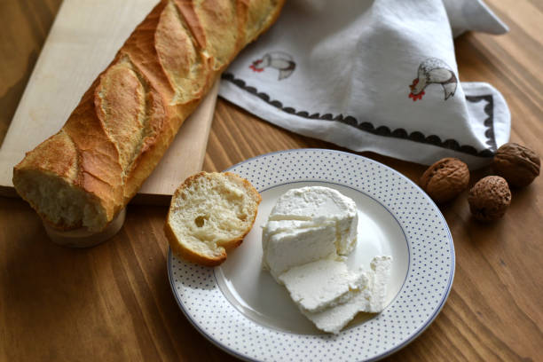 fresh goat cheese and french bread