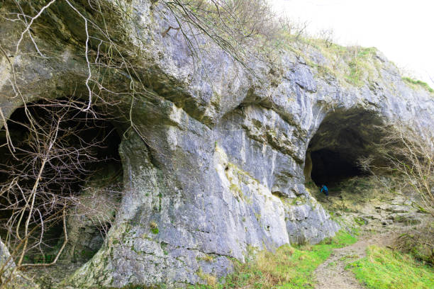 istock Climbing out of Raynard's Cave, in December, 2024. 2190252928