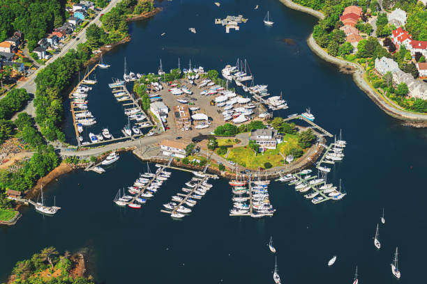 istock Aerial View of Marina 2190262530