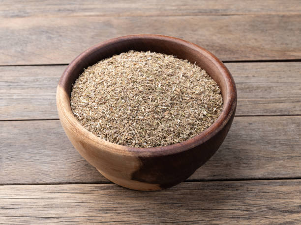 istock Fennel dried tea on a bowl over wooden table 2190263847