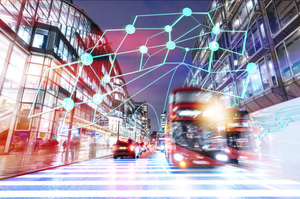istock Smart public transport connections in the city 2190265166