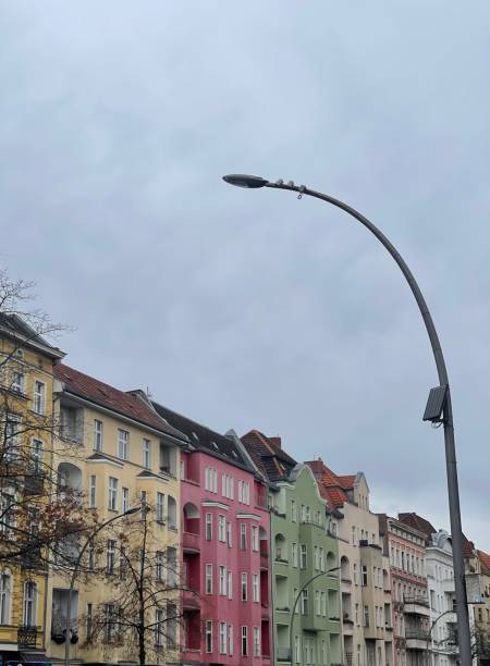 istock Colourful houses on a street i Berlin, Germany 2190265532