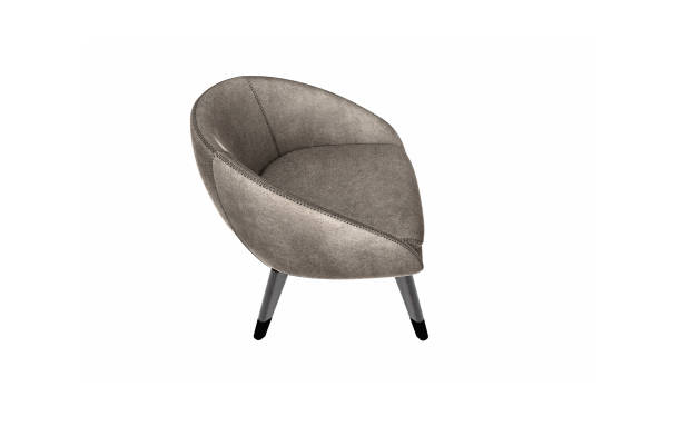 istock 3d render of modern armchair on white background 2190267165