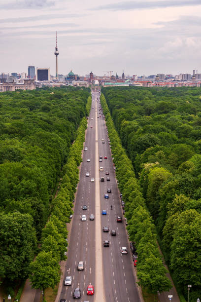 istock Berlin summer skyline aerial view with Tiergarten from Victory Column, Berlin, Germany 2190268688