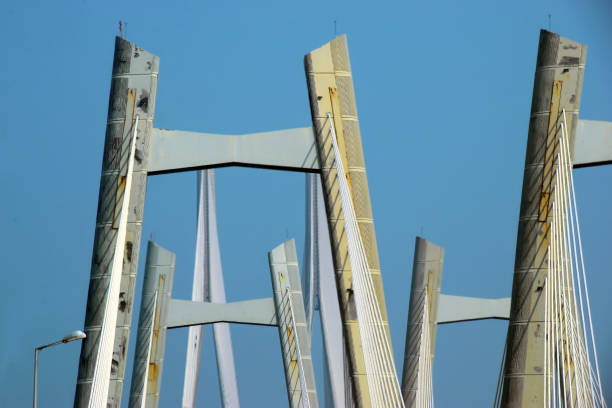 istock Bandra Worli Sea Link Bridge, Architectural abstract perspective 2190273782