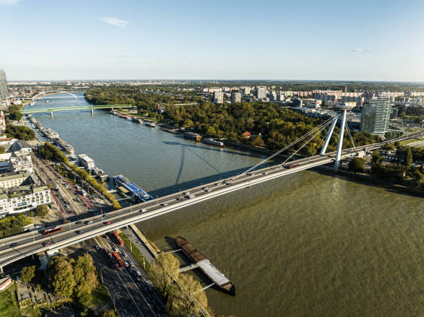 istock Bratislava aerial cityscape view on autumn day. 2190275079