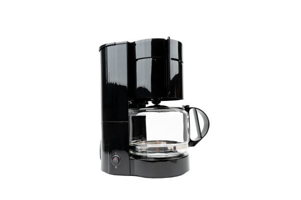 istock A black coffee maker with a clear glass carafe 2190275691