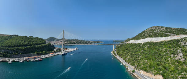 istock Franjo Tudjman Bridge - Croatia 2190280416