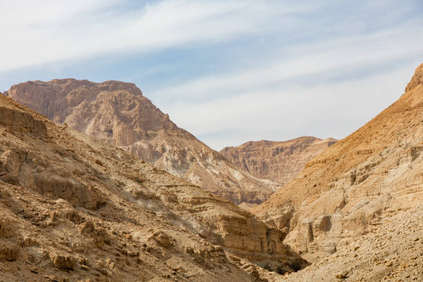 Wadi Arugot National Park is located in the southern region of Israel and is a desert-like rocky landscape