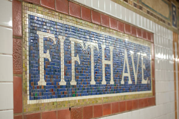 istock Fifth avenue sign subway in Manhattan 2190286233