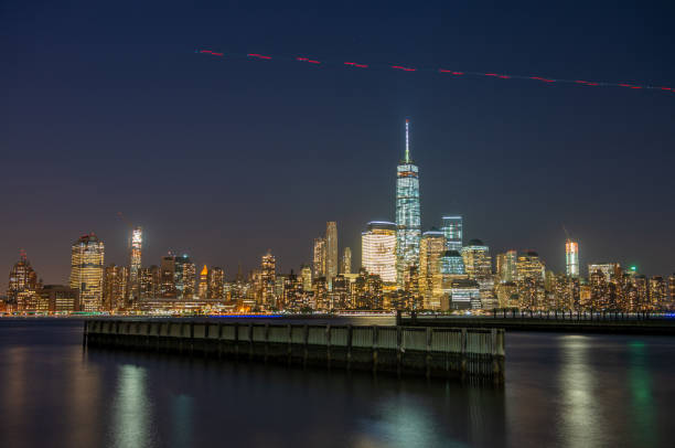 New York City Skyline Tribute in Light, NYC, USA