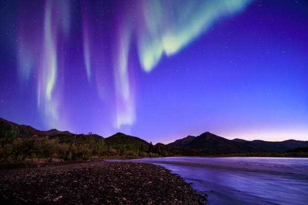 istock Dancing Aurora over the Koyukuk River 2190296757