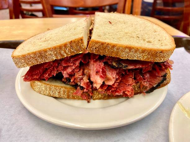 istock Pastrami Sandwich in New York City 2190301557