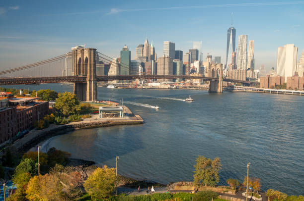 istock Stunning Lower Manhattan Skyline, Featuring NYC's Famous Skyscrapers and Architecture 2190301612