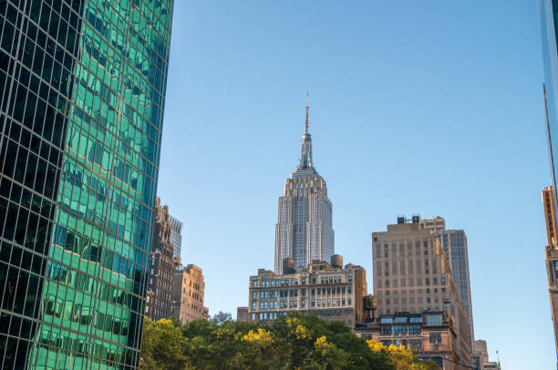istock Midtown Manhattan skyscrapers at sunset 2190305808
