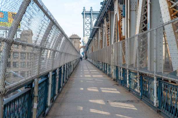 istock Walking along Manhattan Bridge in New York City 2190305834