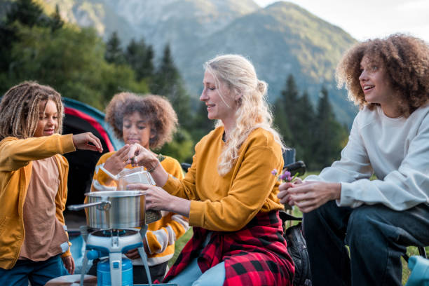 istock Family Bonding Over Camping Cuisine 2190306251