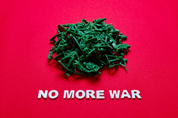The anti-war words \