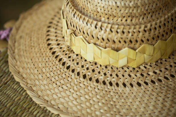 istock Bamboo woven hats are a long-held tradition of Thai wisdom, using local materials to create benefits. 2190321368