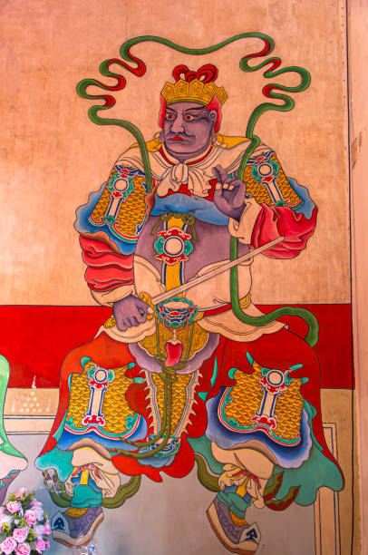 istock tradition Chinese painting on Chinese temple 2190324185