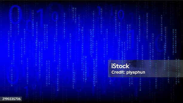 Digital Binary Code Text The Building Blocks Of The Digital Binary Code Stock Illustration ...