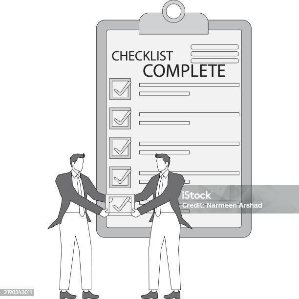 Checklist Check Completion Checklist Check Quality Control And Inspection Questionnaire Survey ...