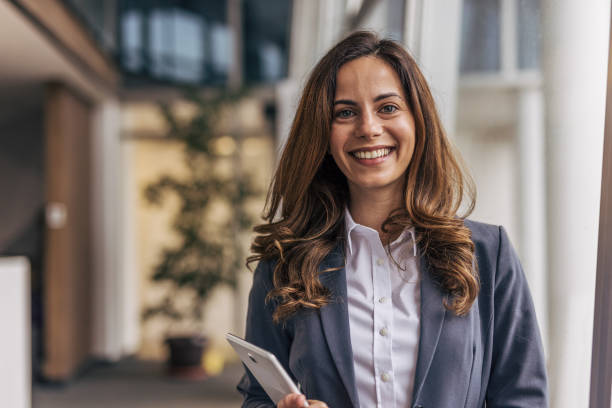 istock Confident businesswoman in modern office 2190352424