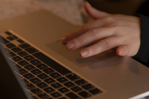 istock A person is actively typing on a laptop computer at the moment 2190356594