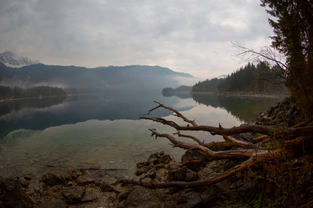 istock Elbsee ,Over bridges along the lake loop from Immenhofen is an easy hike. 2190358971