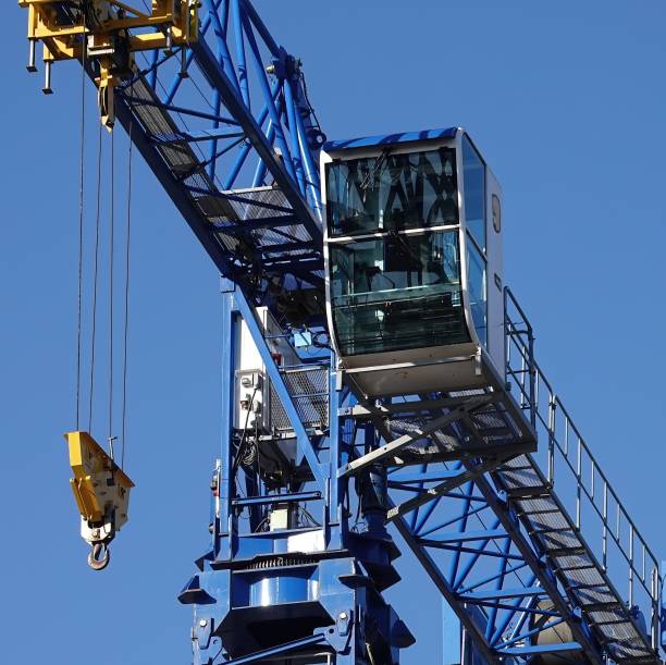 istock Overhead crane cabin close up 2190359086