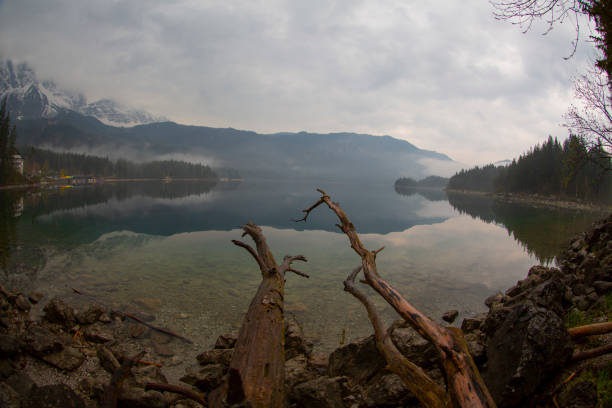 istock Elbsee ,Over bridges along the lake loop from Immenhofen is an easy hike. 2190359280