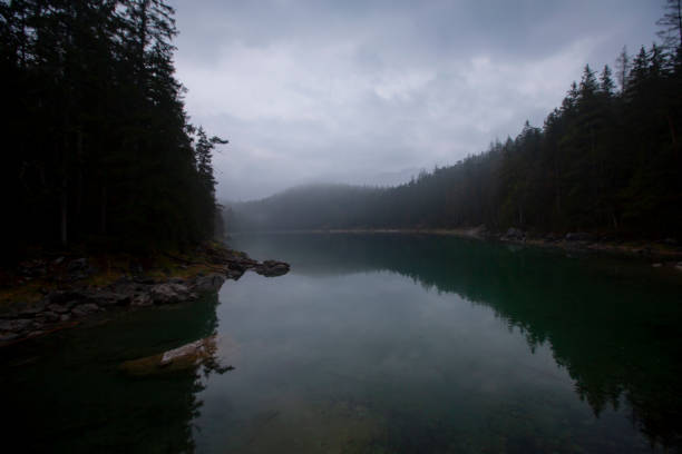 istock Elbsee ,Over bridges along the lake loop from Immenhofen is an easy hike. 2190362233