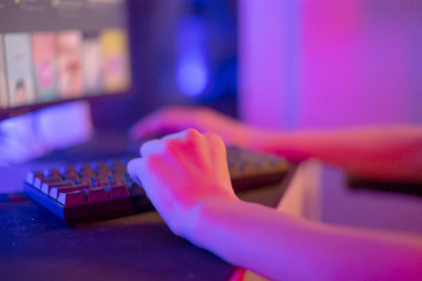 istock A person is typing on a keyboard in front of a computer screen 2190364052