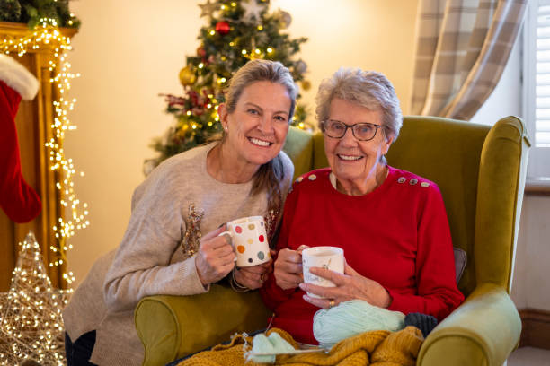 istock Senior woman Spending Christmas with her Daughter 2190368814