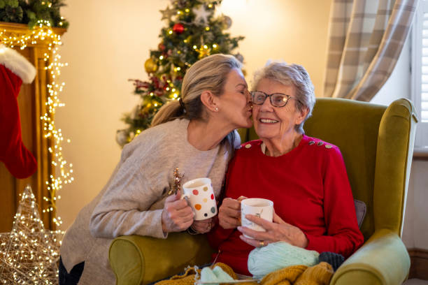 istock Mother and Daughter Love at Christmas 2190368839