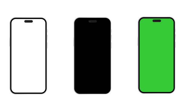 istock Apple released its new iPhone 16 pro mock up of the new mobile phones in vector art 2190372913