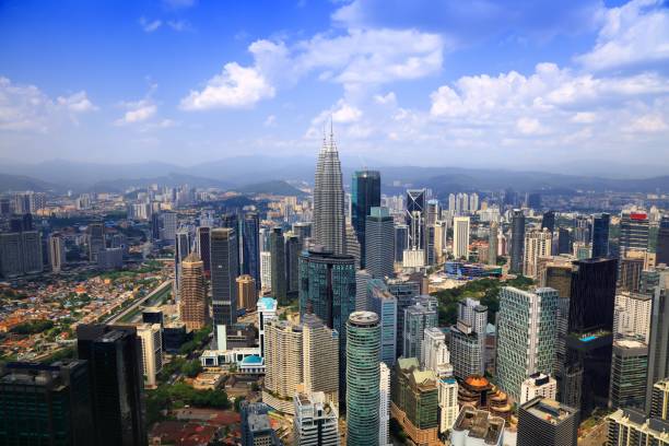 istock Kuala Lumpur city center (KLCC) aerial view 2190380161
