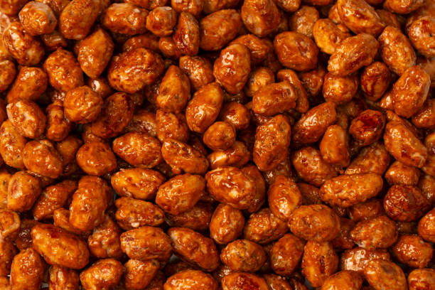 istock Tasty sweet roasted peanuts as a background. 2190394563