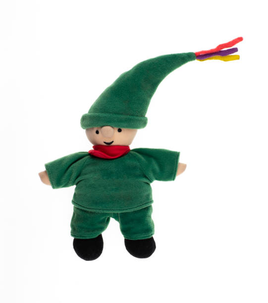 istock green gnome toy isolated on white background 2190401907