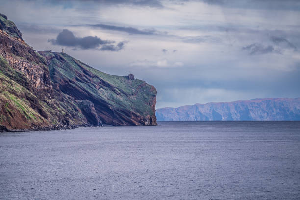 beautiful landscape of Madeira Island with ocean view