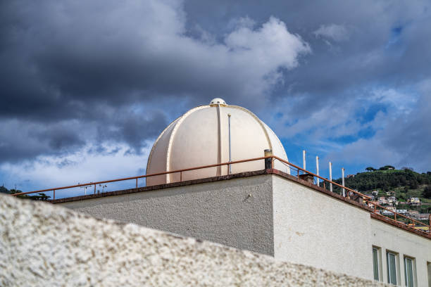 A Coruña, Spain, 06/03/2024. The city's astronomical observatory surrounded by a public park.