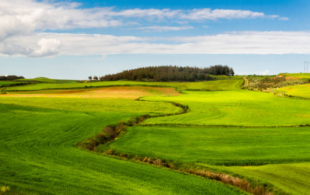 istock Fields, towns, villages, and rivers of the Pyrenees 2190405313